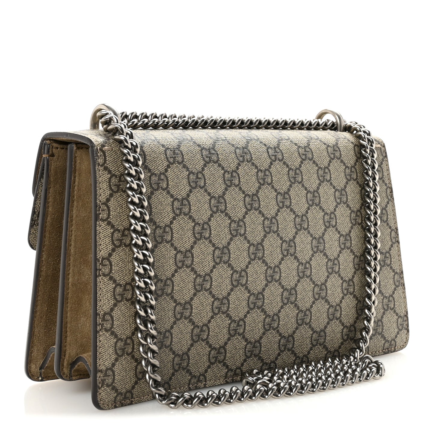 GG Supreme Monogram Small Dionysus Shoulder Bag Taupe
