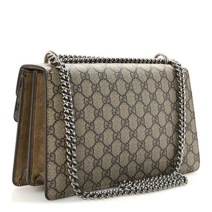 Gucci GG Supreme Monogram Small Dionysus Shoulder Bag Taupe 3 of 10