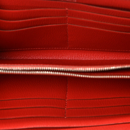 Hermes Shiny Alligator Azap Wallet Rouge De Coeur 5 of 6
