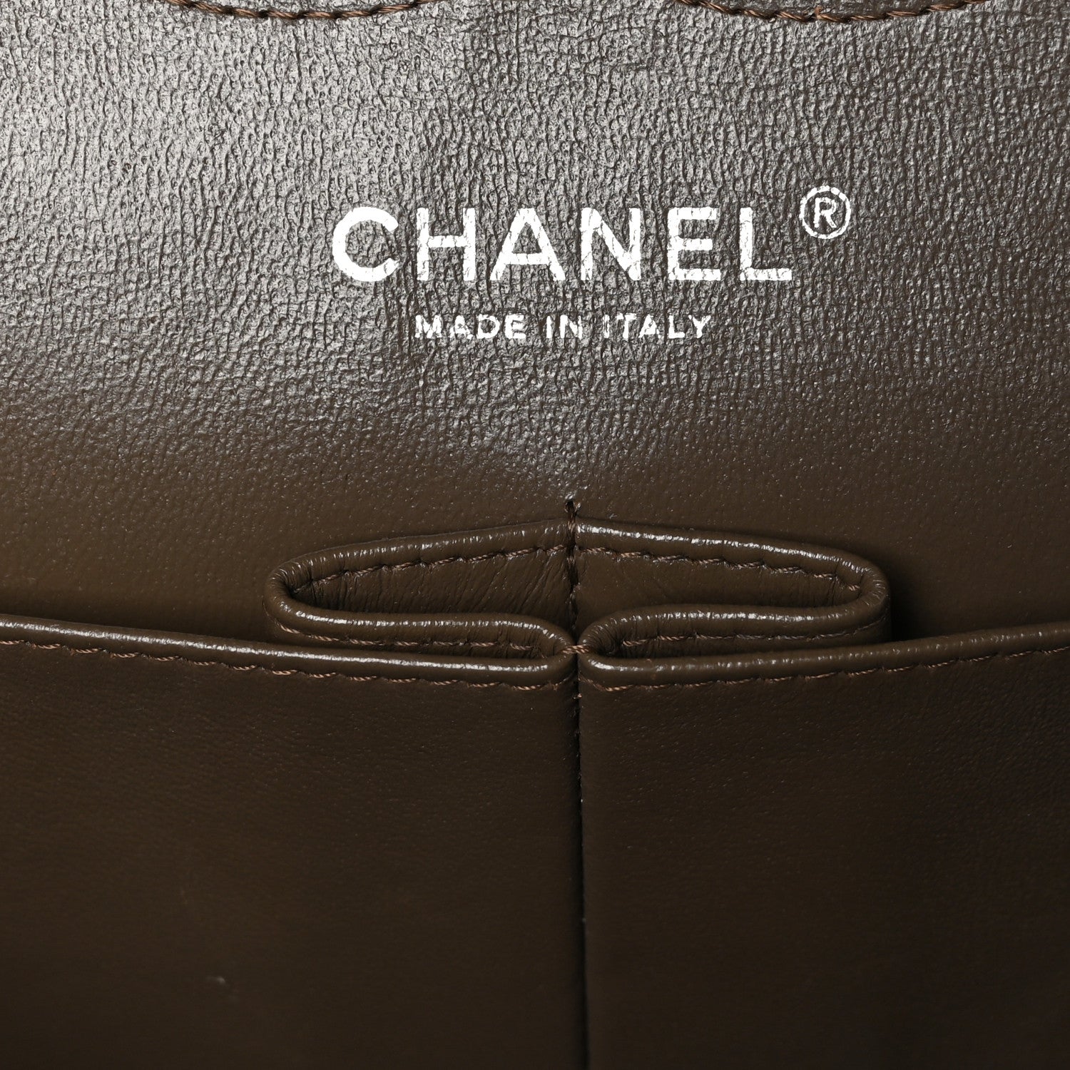 Chanel Caviar Quilted Jumbo Double Flap Brown 6 of 10