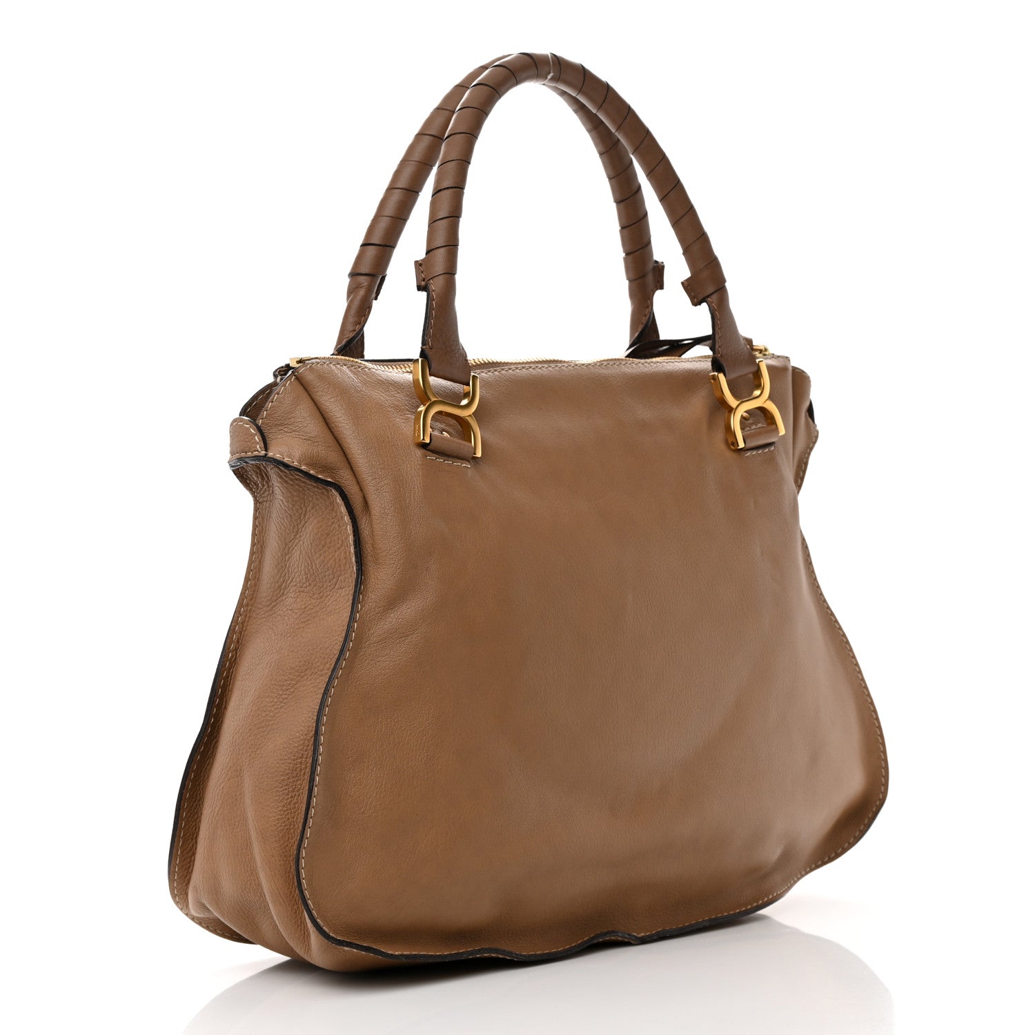 Chloe Calfskin Large Marcie Satchel Nut 3 of 22