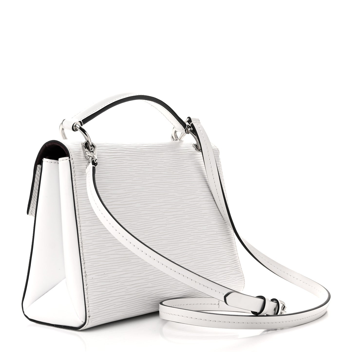Epi Pochette Grenelle White