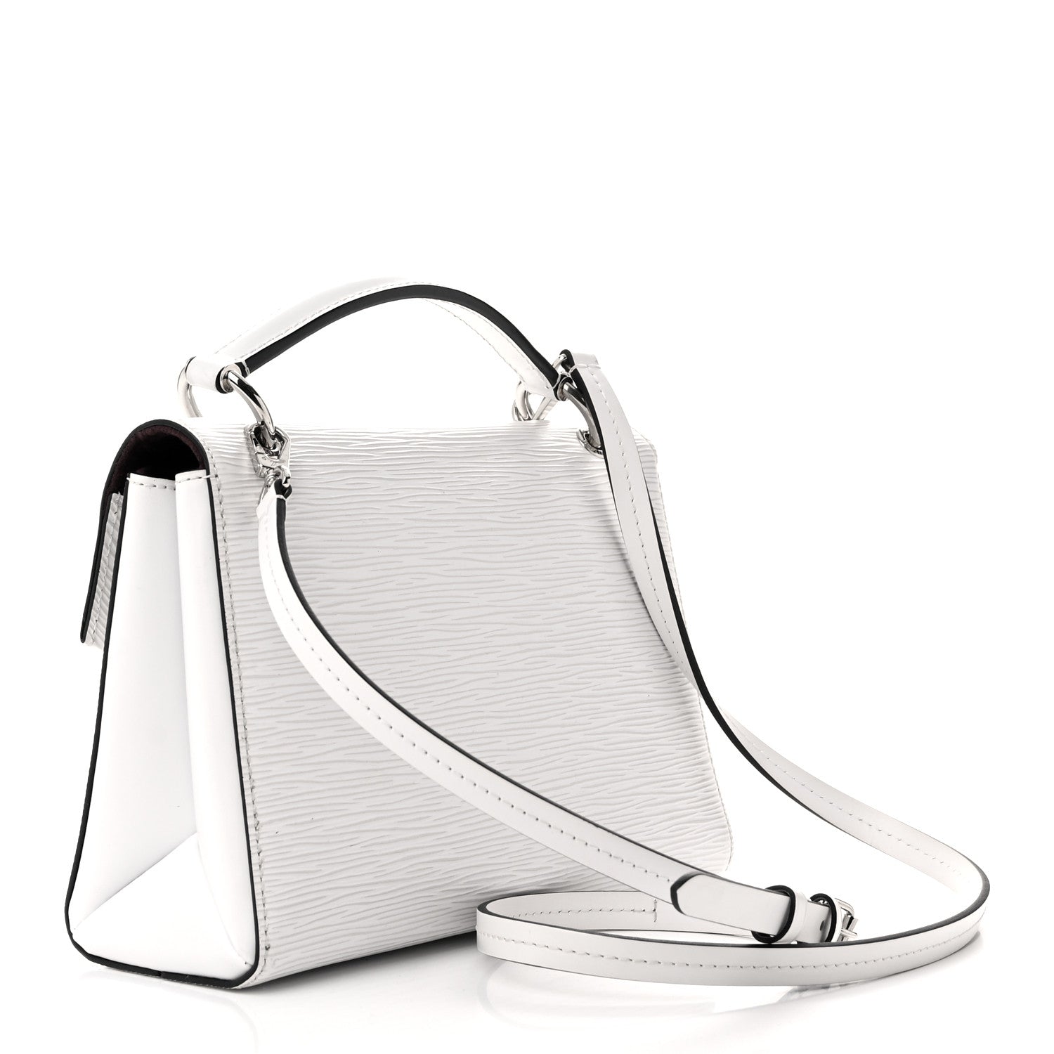 Louis Vuitton Epi Pochette Grenelle White 3 of 10
