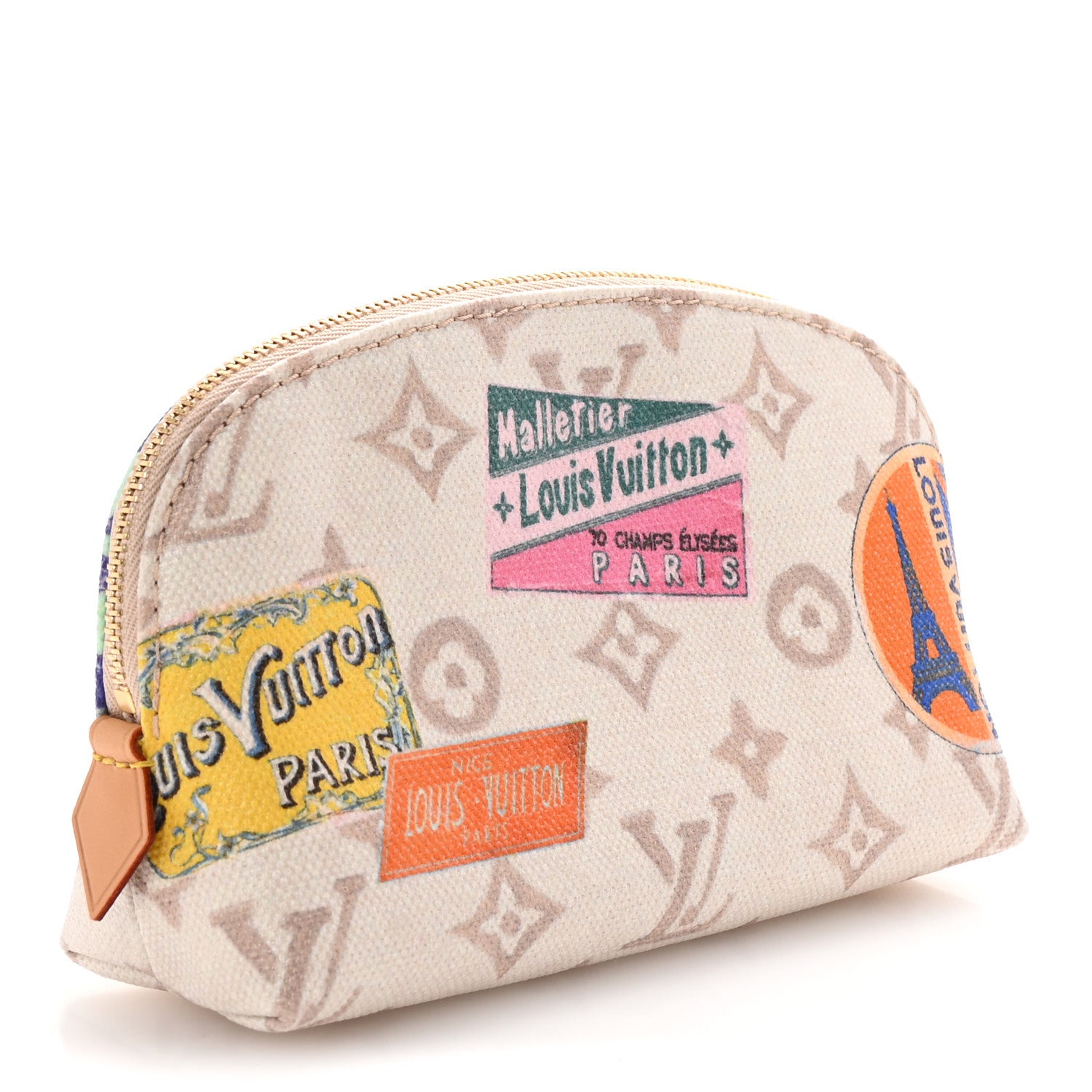Louis Vuitton Monogram Flight Mode Cosmetic Pouch Dune 3 of 7