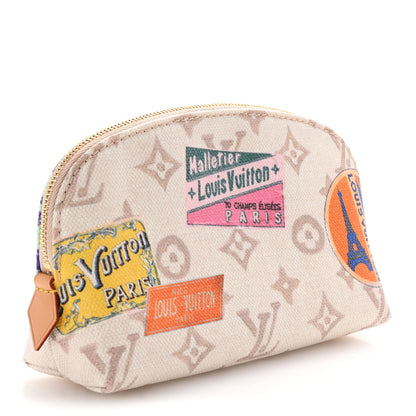 Louis Vuitton Monogram Flight Mode Cosmetic Pouch Dune 3 of 7