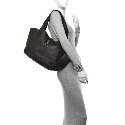 Saint Laurent Grained Deerskin Bea Tote Musk 2 of 11