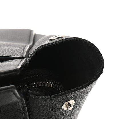 Saint Laurent Grained Calfskin Medium Cabas Rive Gauche Black 11 of 15