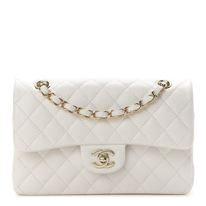 Chanel Caviar Quilted Small Double Flap White 1 of 9