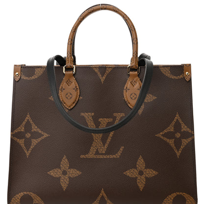 Louis Vuitton Reverse Monogram Giant Onthego MM 7 of 10