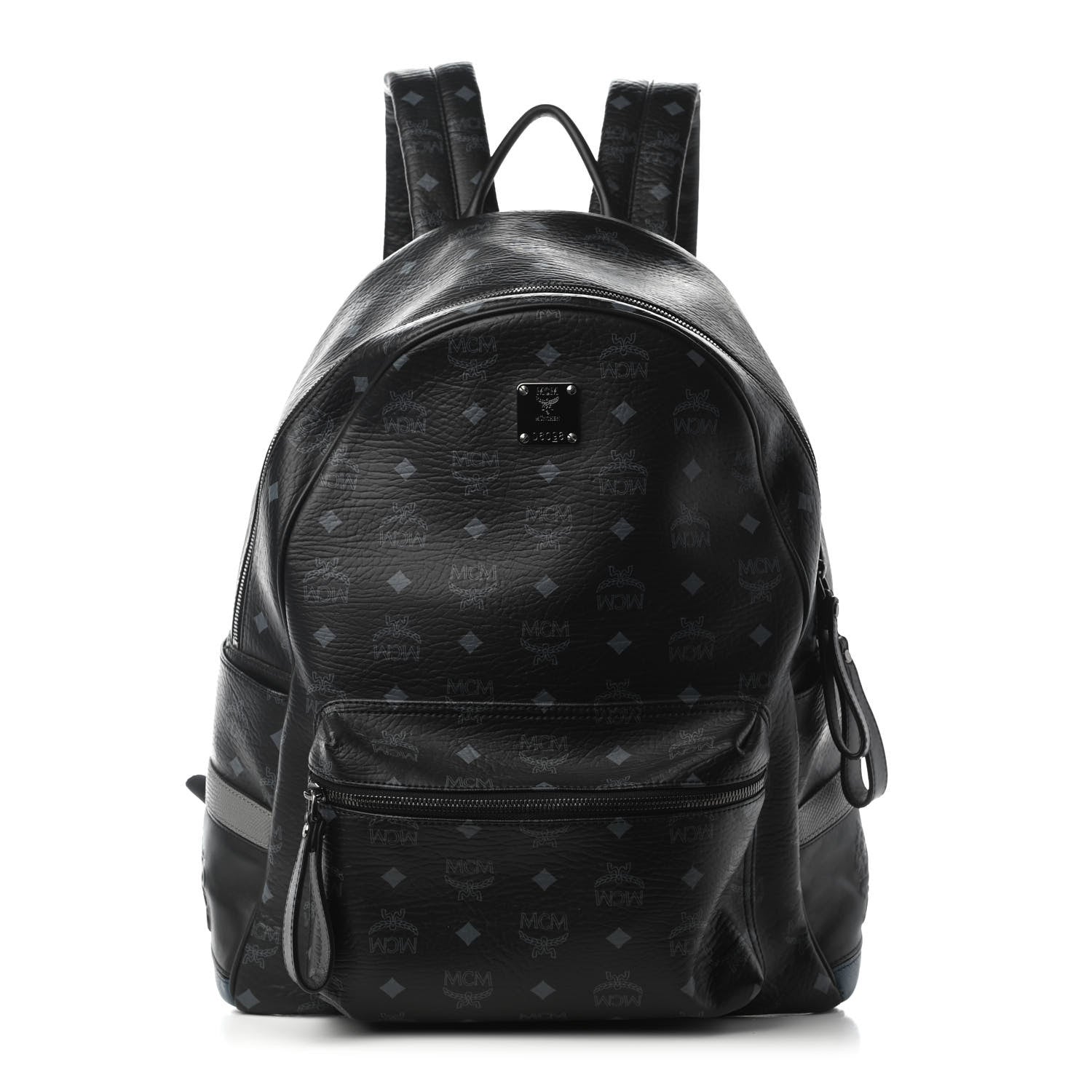 MCM Visetos Medium Stark Backpack Black 1 of 8