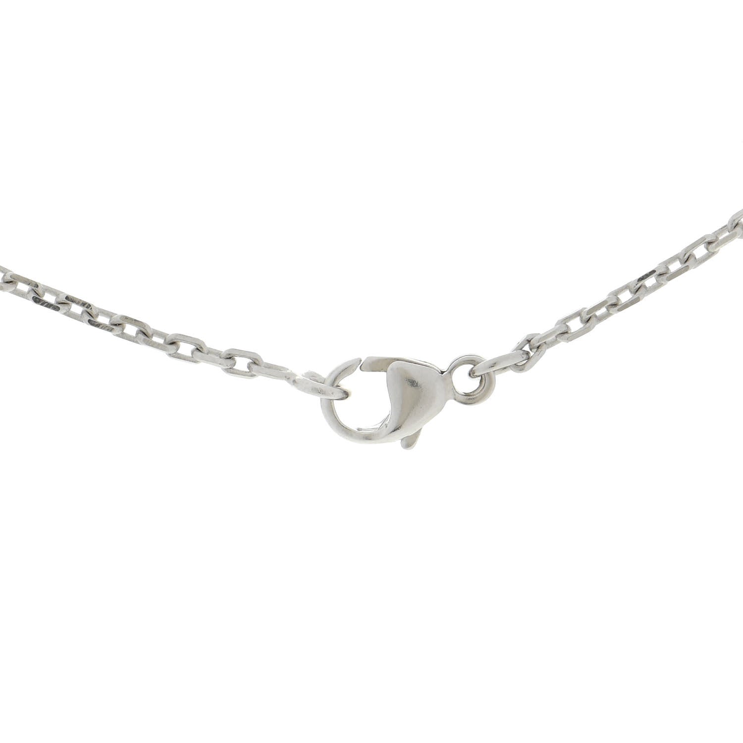 Hermes Palladium Mini Pop H Necklace Orange 4 of 5