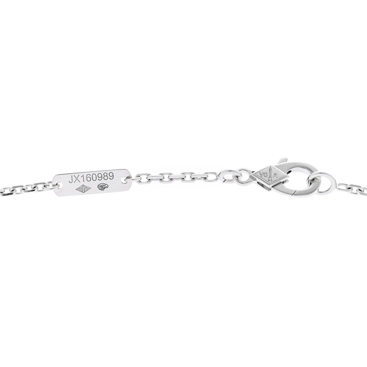 18K White Gold Diamond Two Butterfly Pendant Necklace
