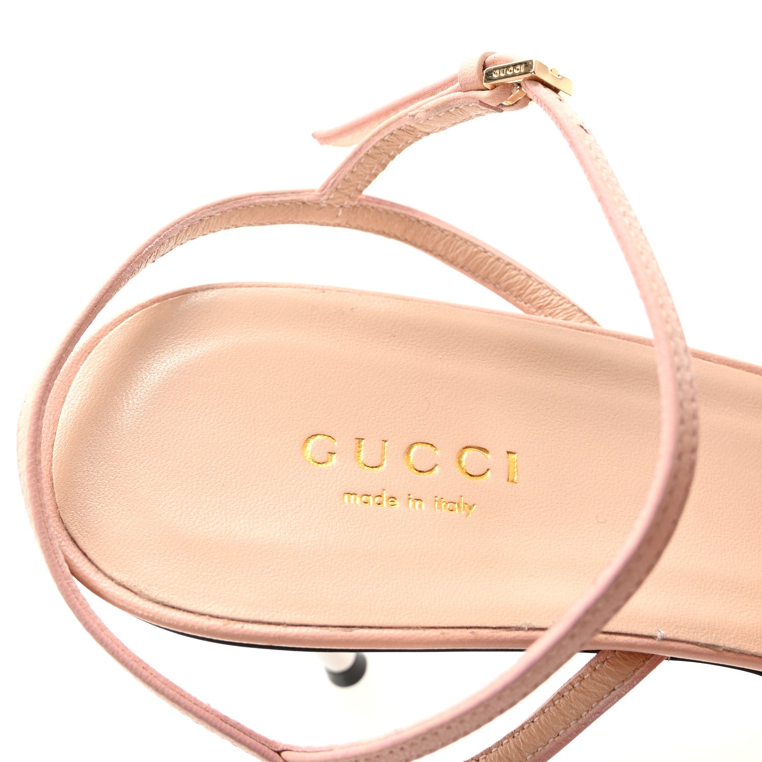 Gucci Malaga Kid Blondie 85mm Slingback Sandals 40 Pastel Pink 8 of 9