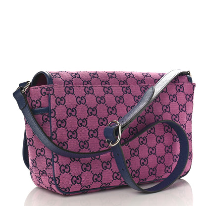 Gucci Monogram GG Childrens Messenger Bag Pink 2 of 9