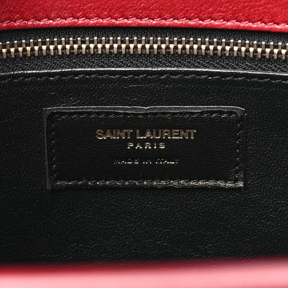 Saint Laurent Calfskin Small Sac De Jour Oxblood 6 of 11