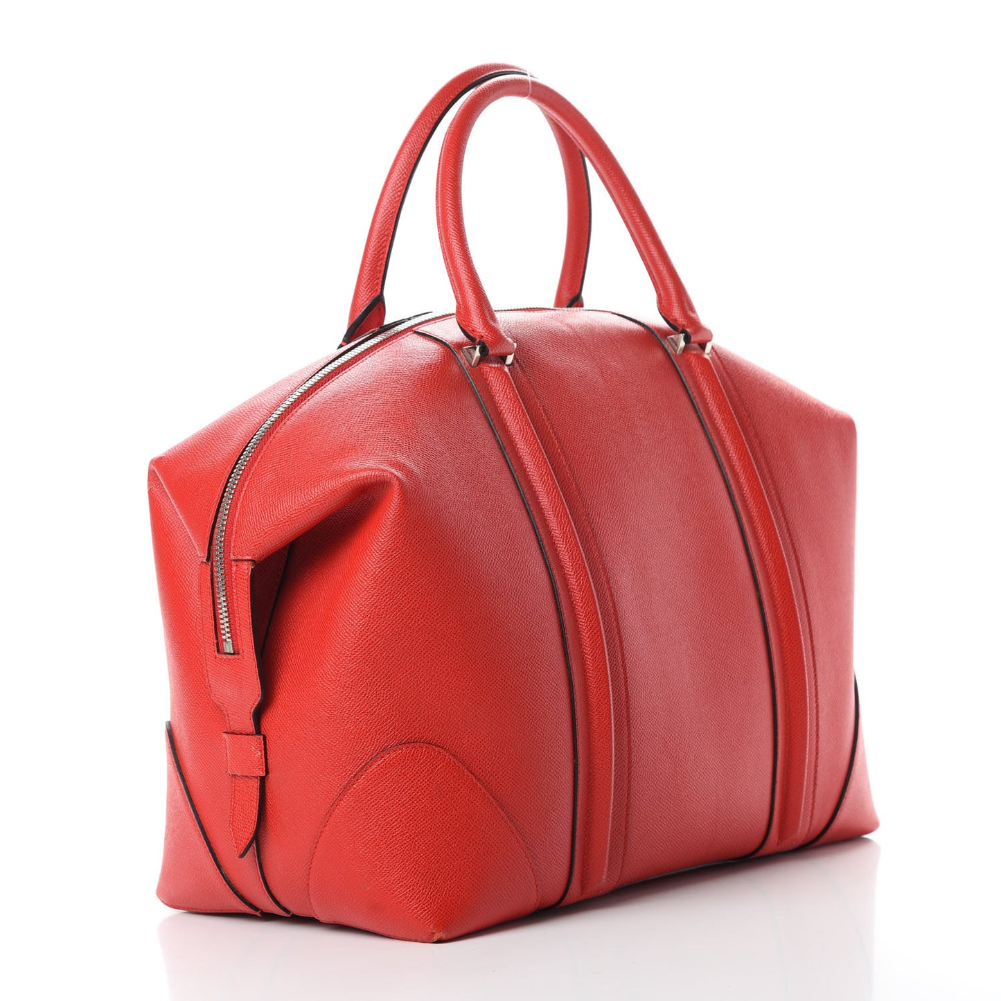 Calfskin Large Lucrezia Travel Bag Red