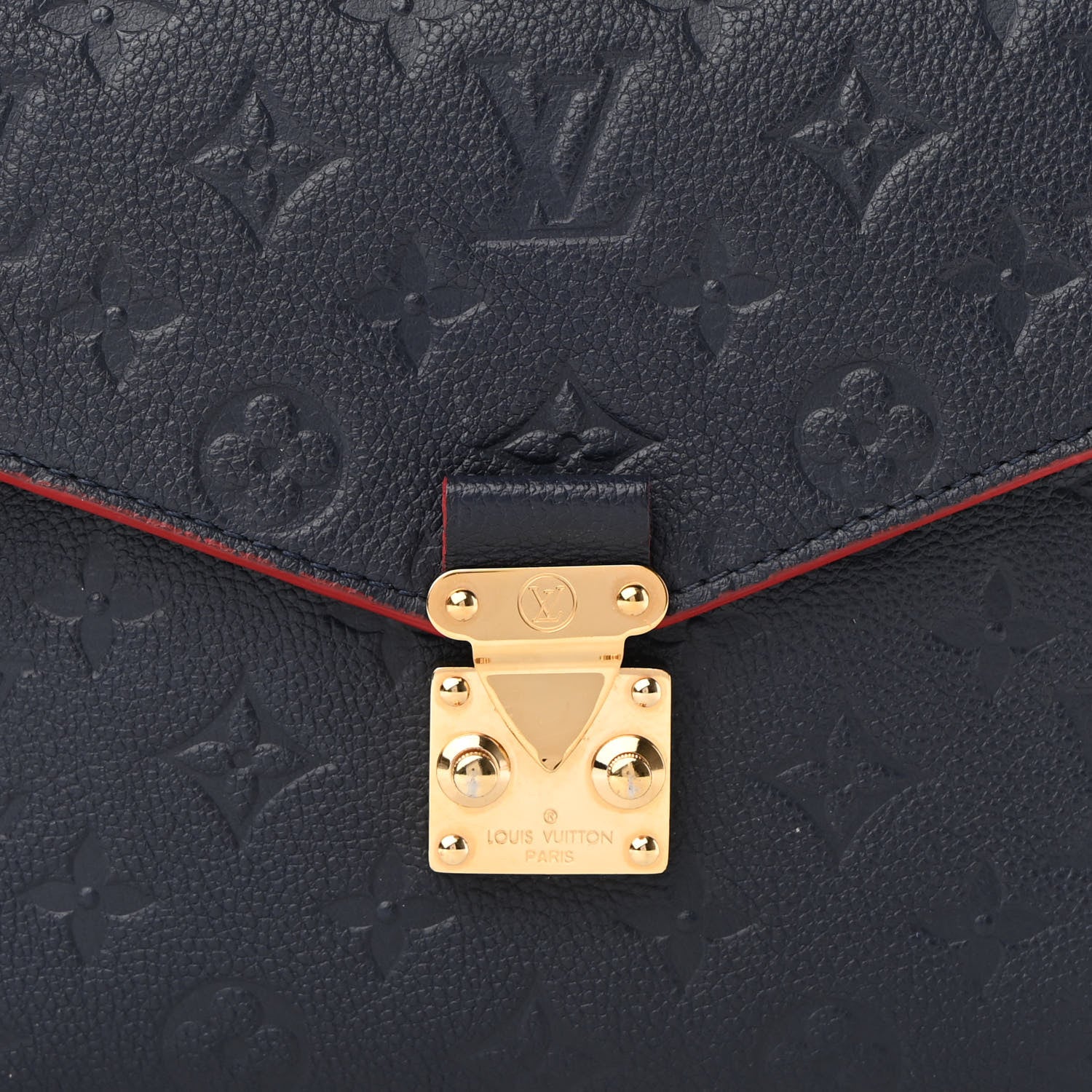 Louis Vuitton Empreinte Pochette Metis Marine Rouge 8 of 9