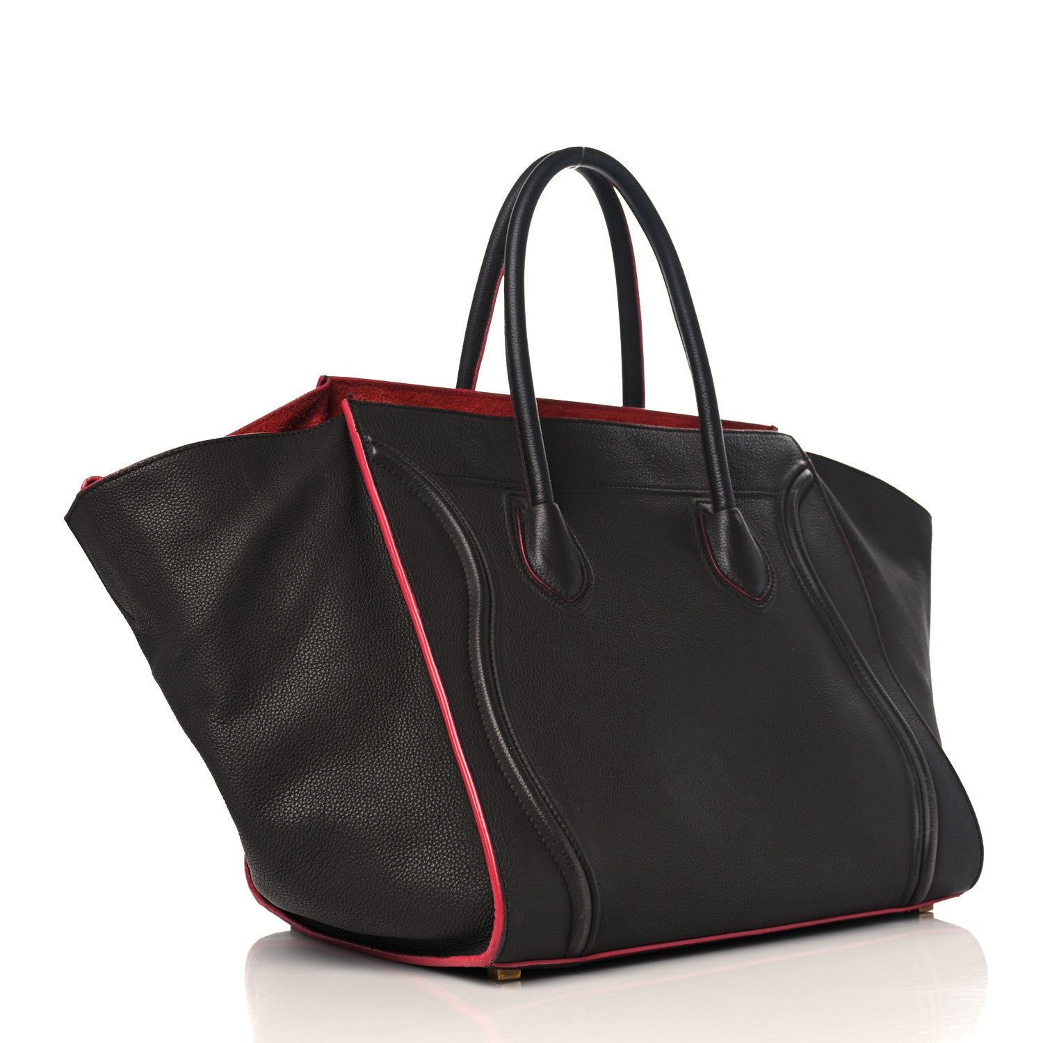 Celine Baby Grained Calfskin Medium Phantom Luggage Dark Taupe 3 of 14