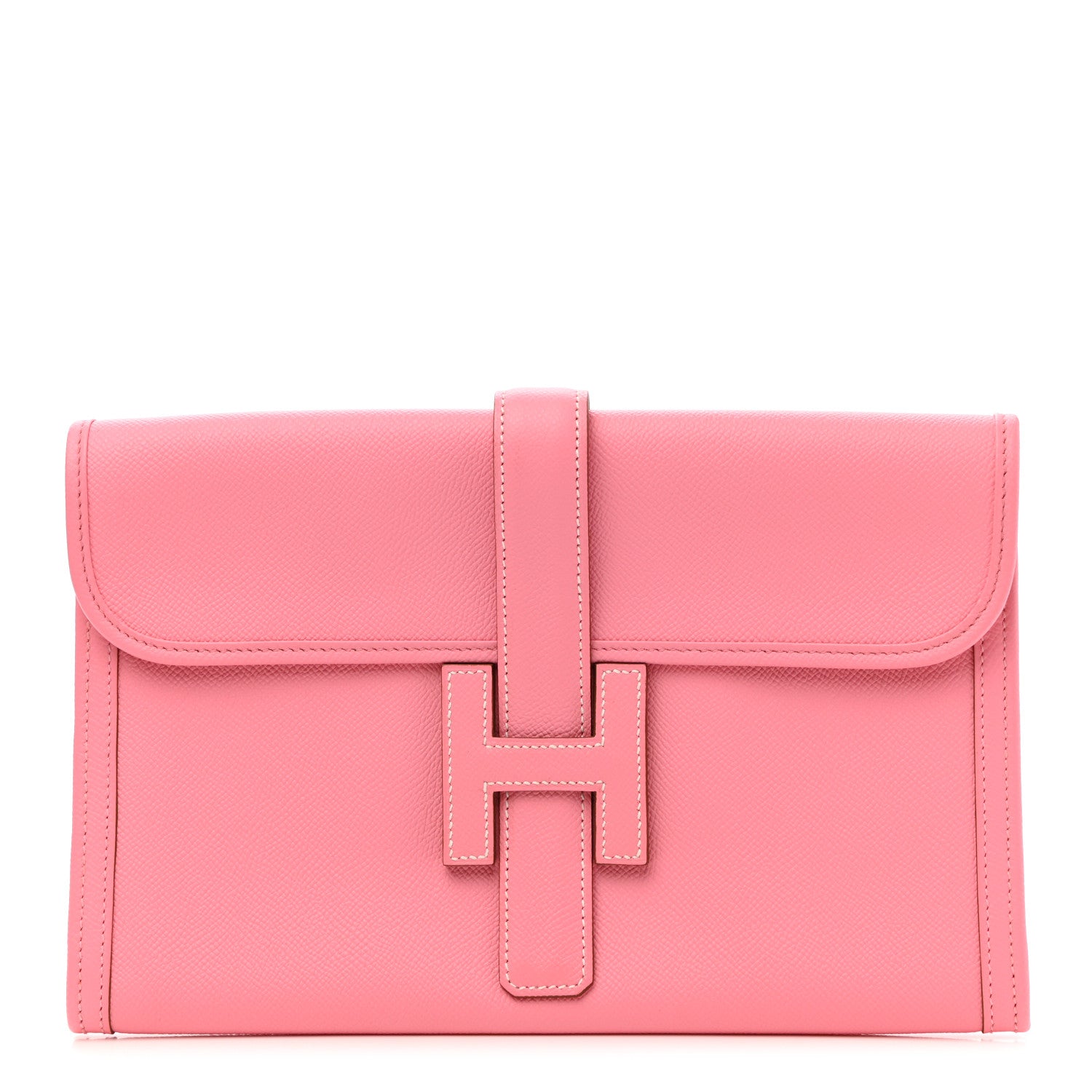 Hermes Epsom Jige PM Clutch Rose Confetti 1 of 6