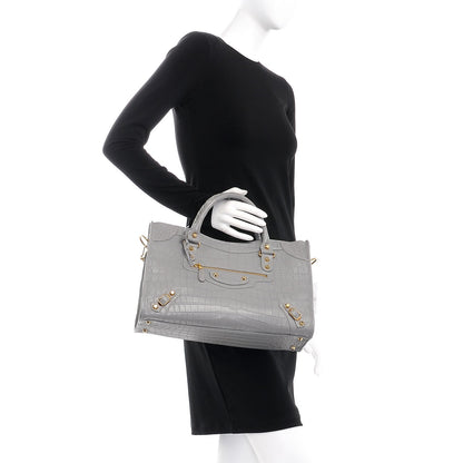 Balenciaga Crocodile City Gris Pyrit 3 of 11