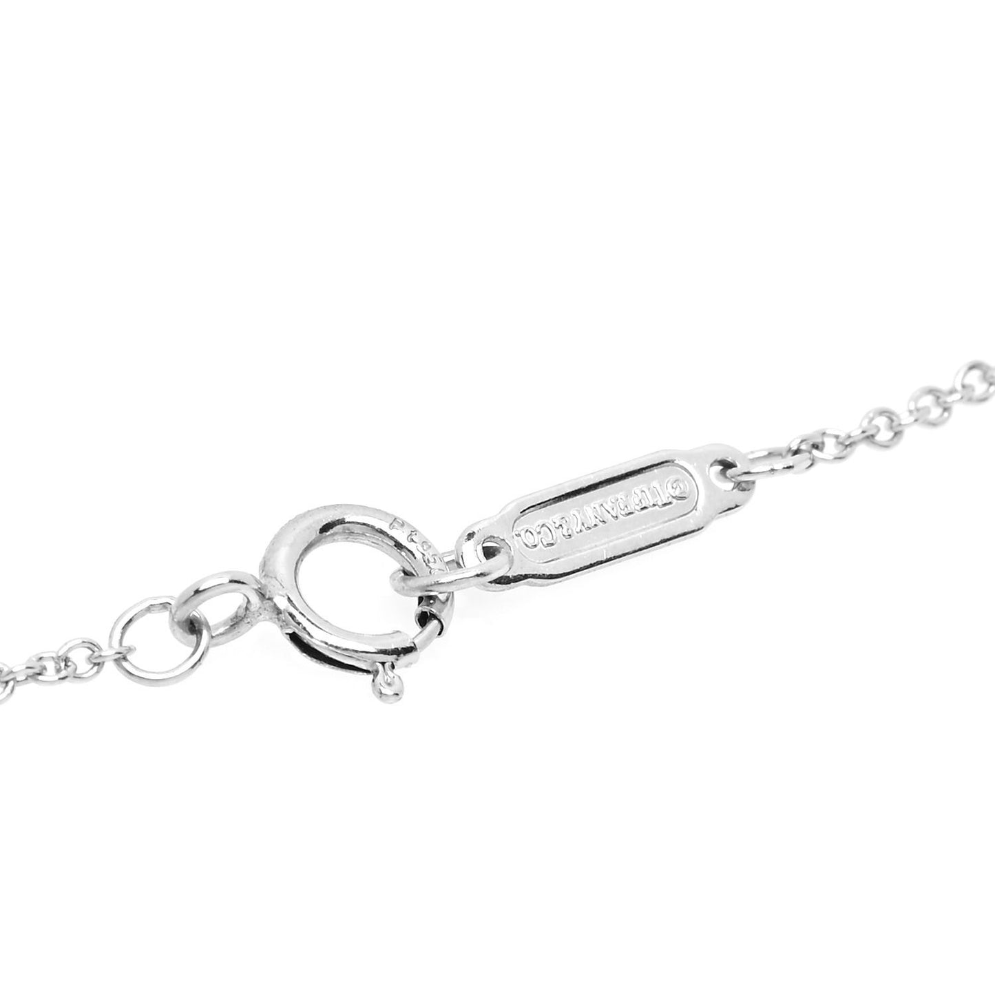Platinum Diamond Small Cross Pendant Necklace