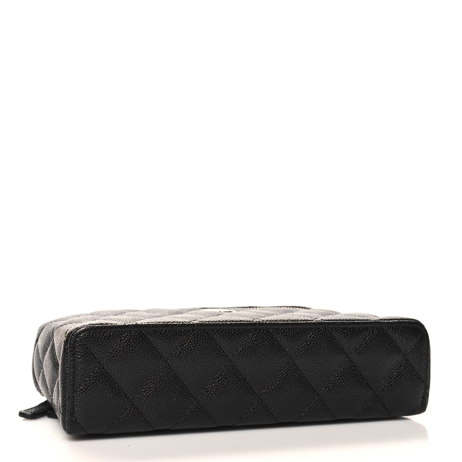 Chanel Caviar Quilted Top Handle Slim Vanity With Chain Black 4 of 11