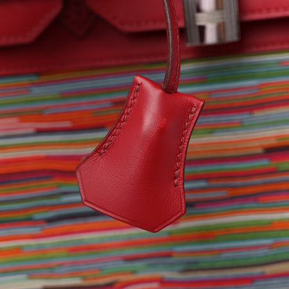 Hermes Swift Vibrato Birkin 35 Rouge Garance 15 of 15