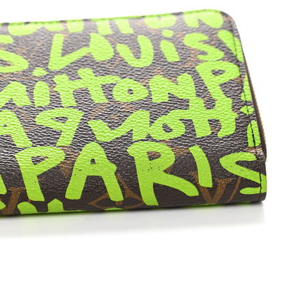 Louis Vuitton Monogram Graffiti Zippy Wallet Green 10 of 10