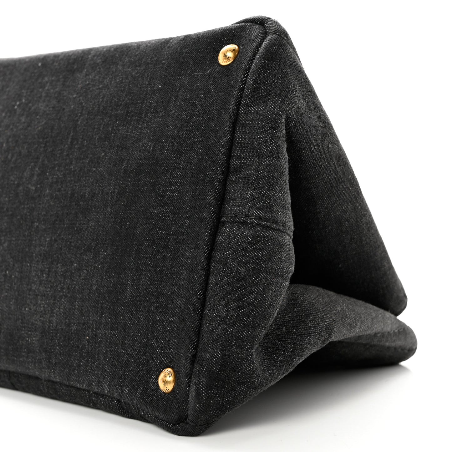 Denim Logo Tote Black