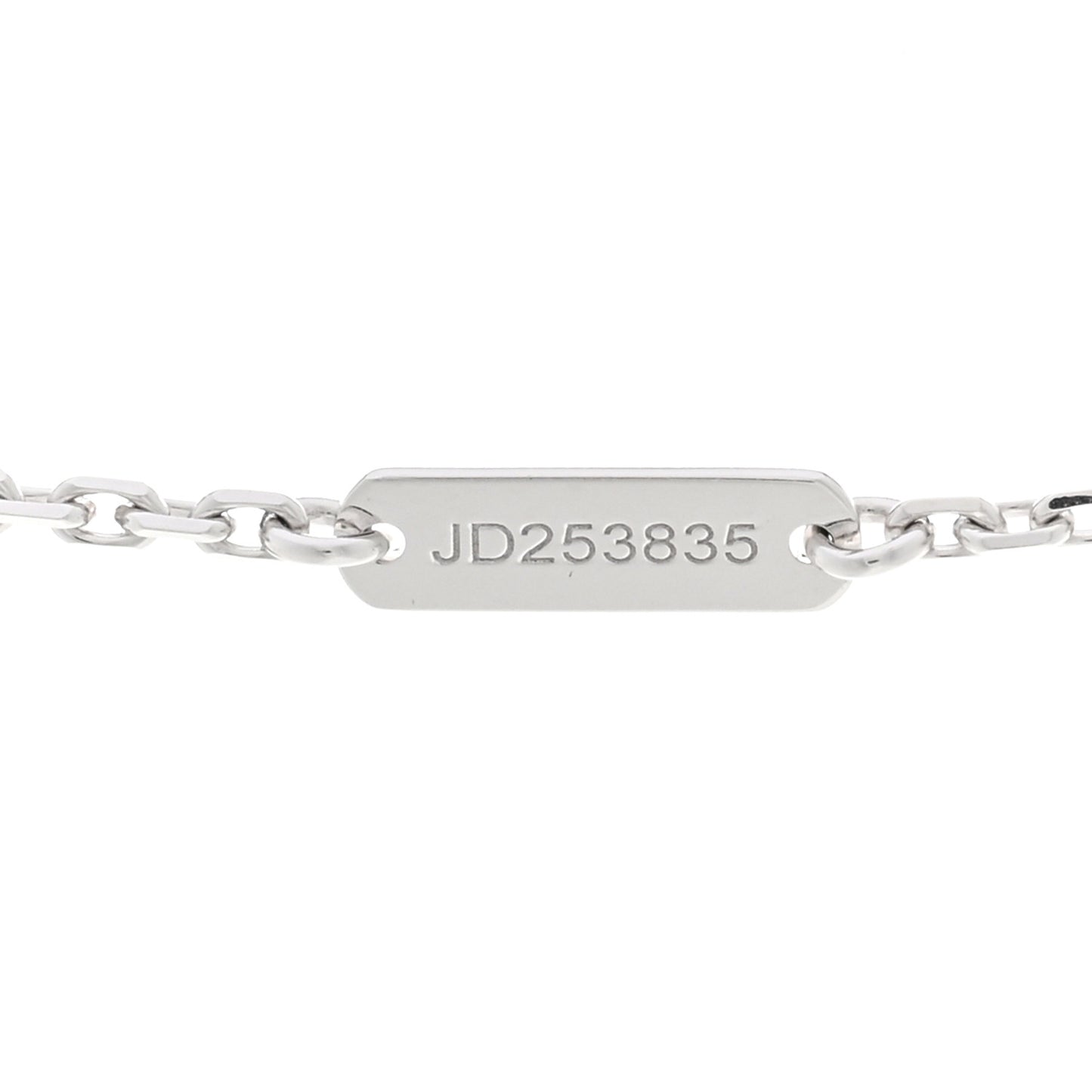 18K White Gold Diamond Small Frivole Pendant Necklace