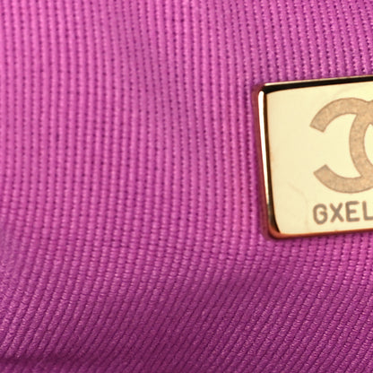 Chanel Tweed Enamel Quilted Mini Pending CC Square Flap Light Purple Pink Red 7 of 11