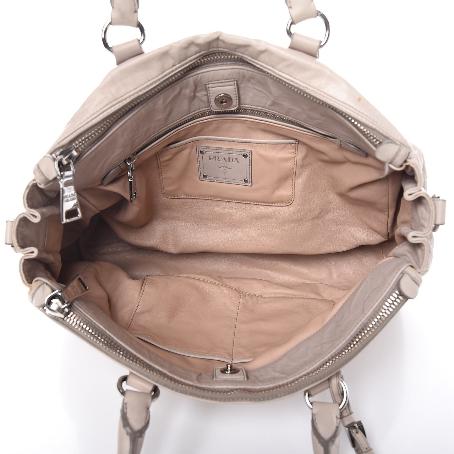 Nappa Antique Satchel Pomice