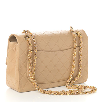 Chanel Lambskin Quilted Medium Single Flap Beige 3 of 10