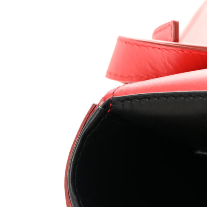 Salvatore Ferragamo Calfskin Large Vela Flap Bag Flame Red 12 of 12
