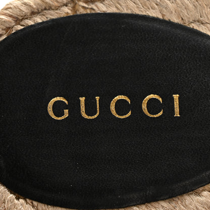 Gucci Nappa Matelasse GG Marmont Espadrille Slippers 41 Black 8 of 12