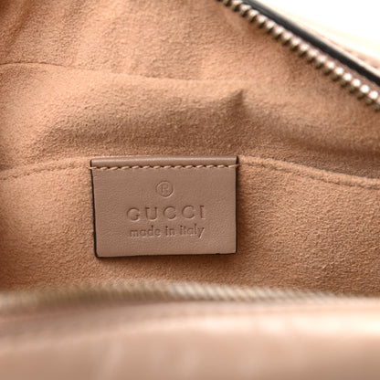 Gucci Calfskin Matelasse Small GG Marmont Chain Shoulder Bag Porcelain Rose 6 of 10