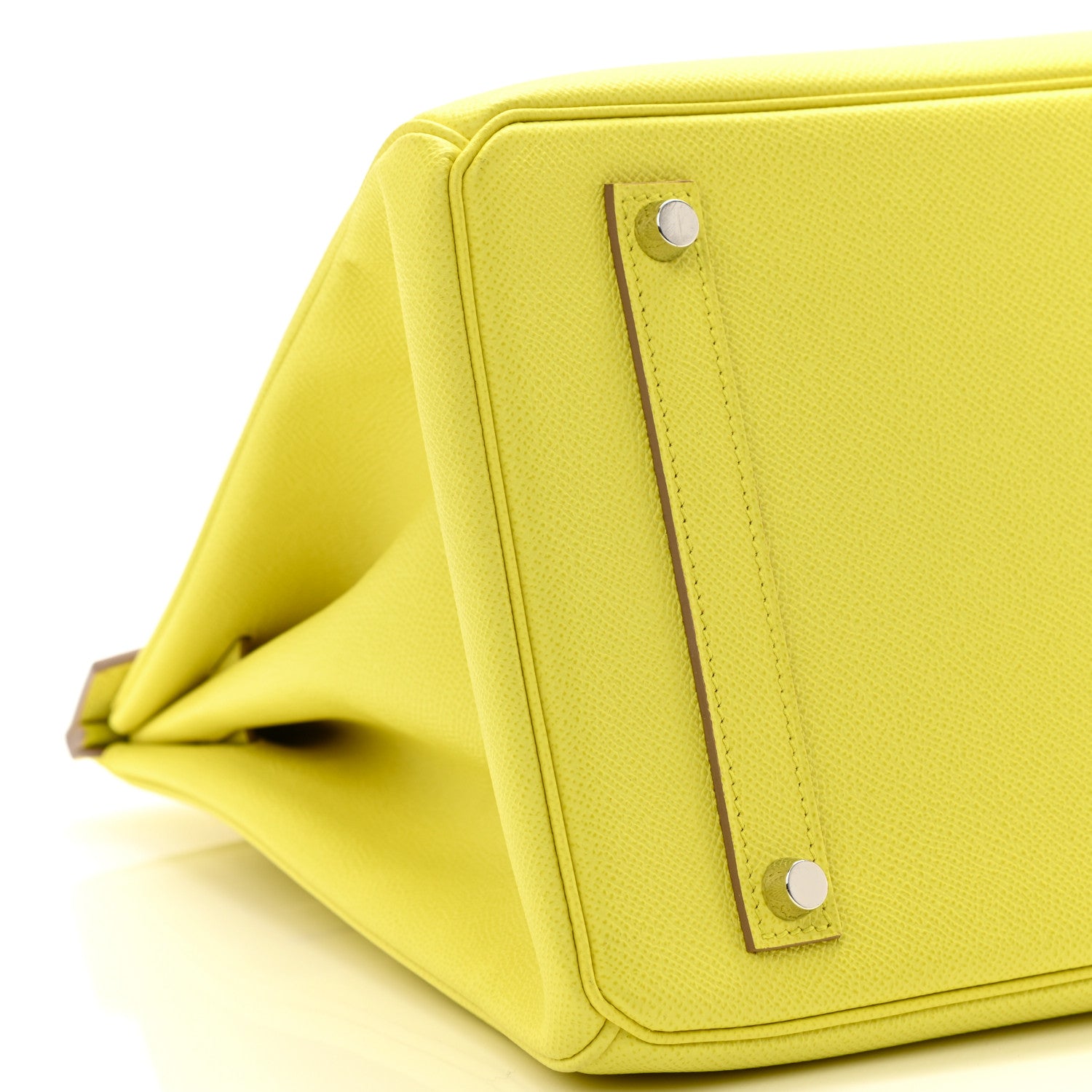 Hermes Epsom Birkin 35 Lime 9 of 10