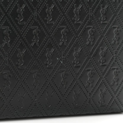 Saint Laurent Calfskin Monogram Take Away Box Black 10 of 11