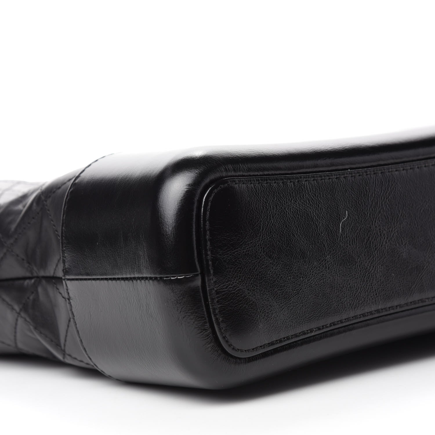 Chanel Aged Calfskin Quilted Medium Gabrielle Hobo Black 6 of 11