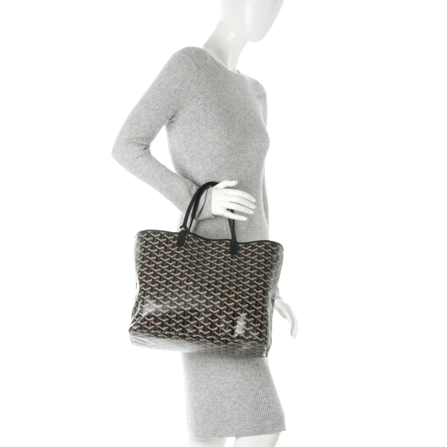 Goyard Goyardine Saint Louis PM Black 2 of 9