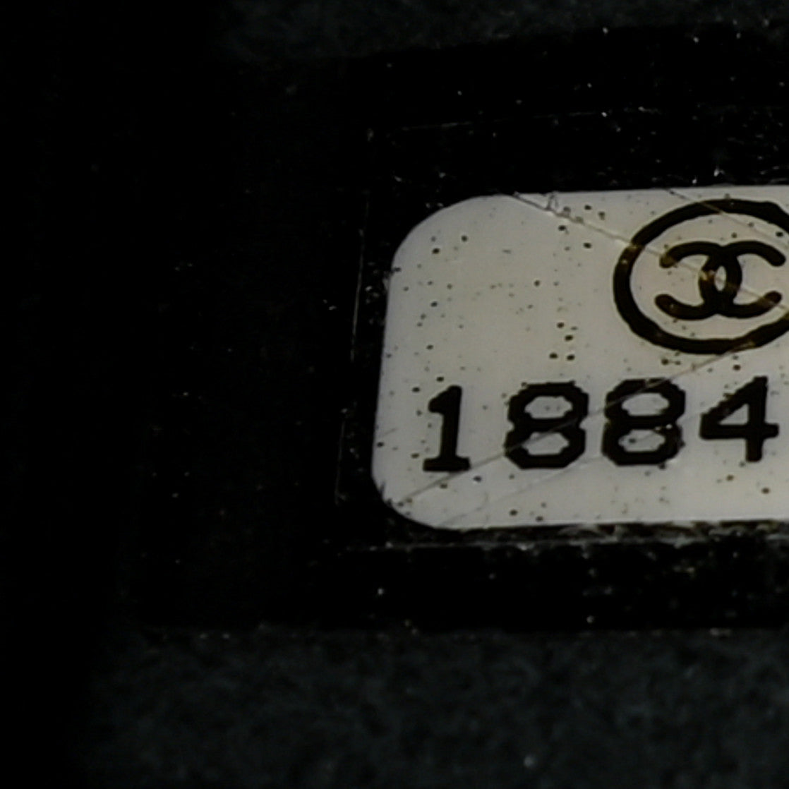 Caviar Quilted CC Clutch Black