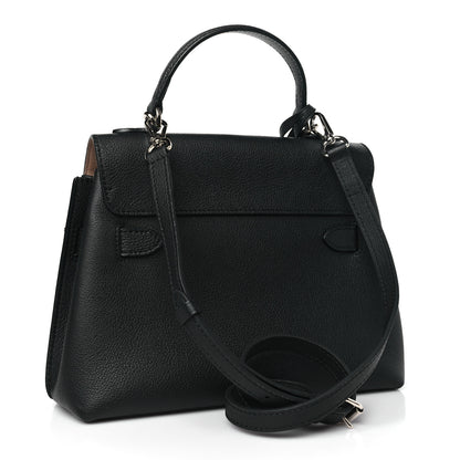 Louis Vuitton Calfskin Lockme Ever BB Black 4 of 12
