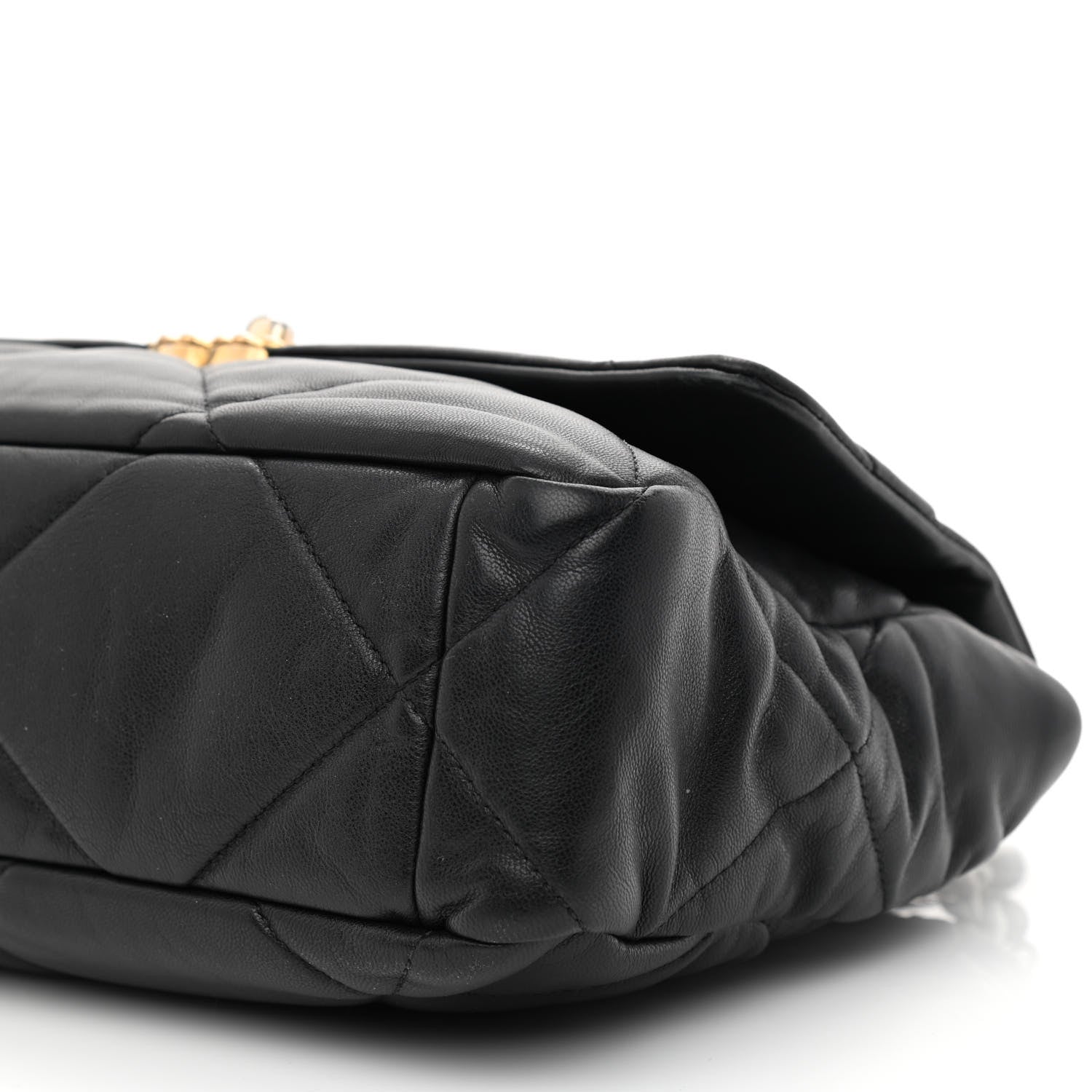 Chanel Lambskin Quilted Large Chanel 19 Flap Black 10 of 10