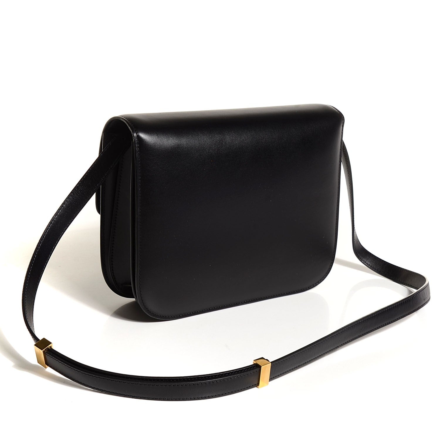 Celine Box Calfskin Medium Classic Box Flap Bag Black 3 of 10