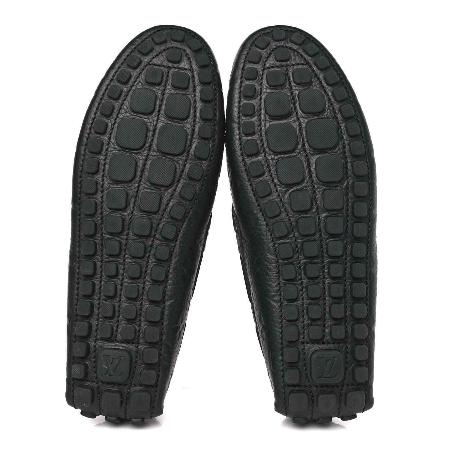Louis Vuitton Empreinte Mens Arizona Car Shoe Moccasin Loafers 8 Black 5 of 7