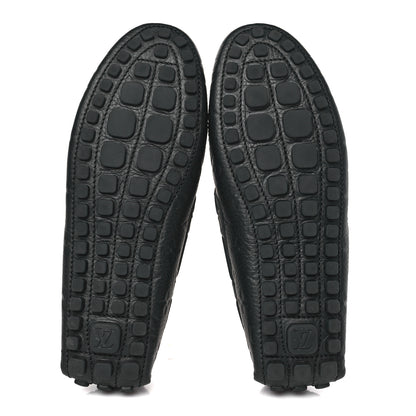 Louis Vuitton Empreinte Mens Arizona Car Shoe Moccasin Loafers 8 Black 5 of 7