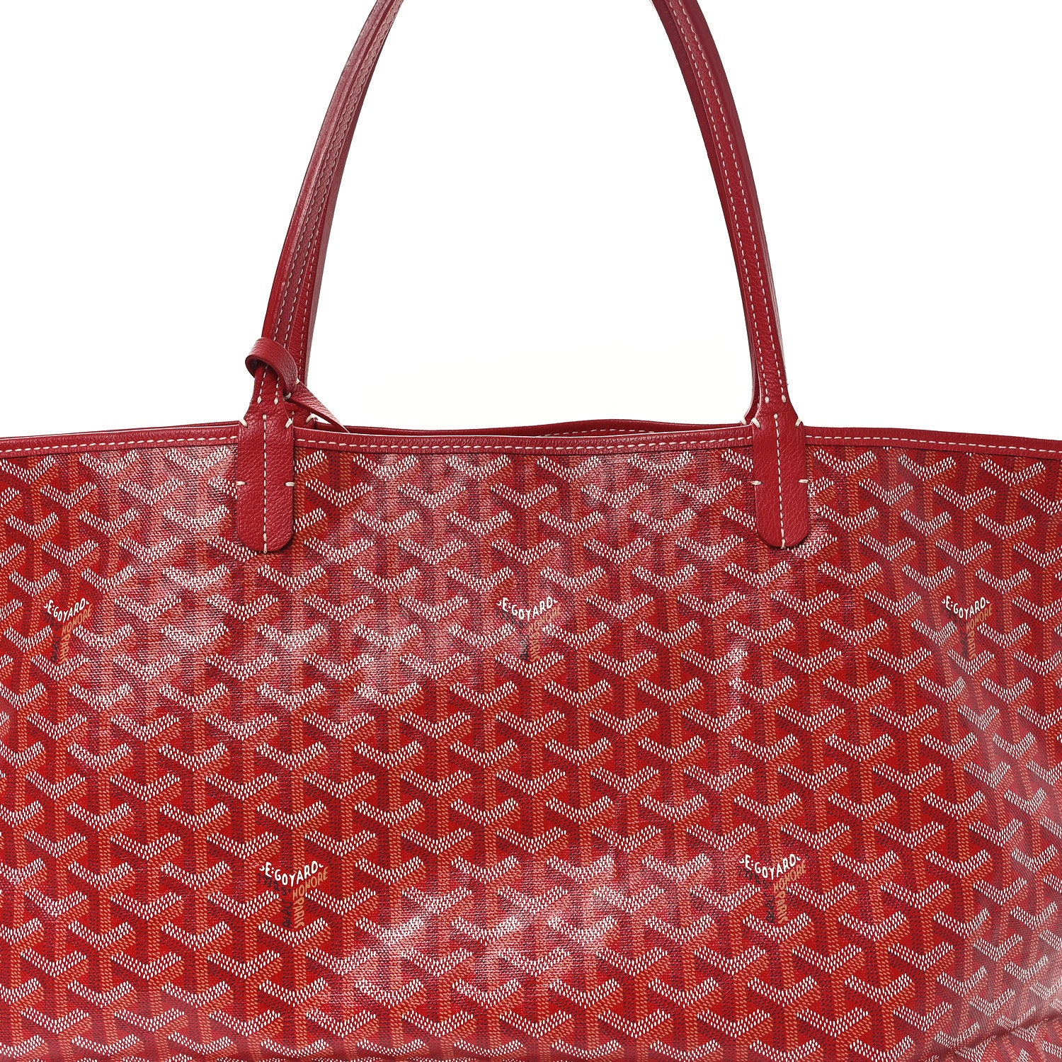 Goyard Goyardine Saint Louis GM Red 9 of 12
