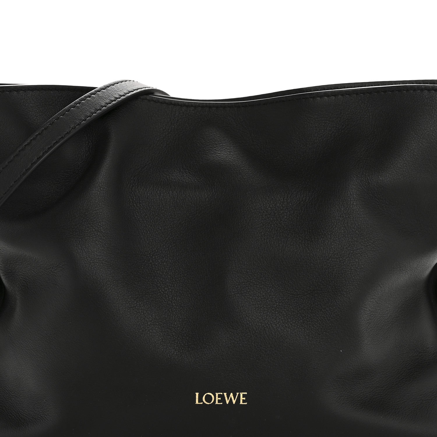 Loewe Calfskin Mini Flamenco Knot Clutch Black 8 of 11