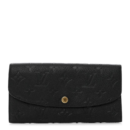Louis Vuitton Empreinte Emilie Wallet Black Dune 1 of 6