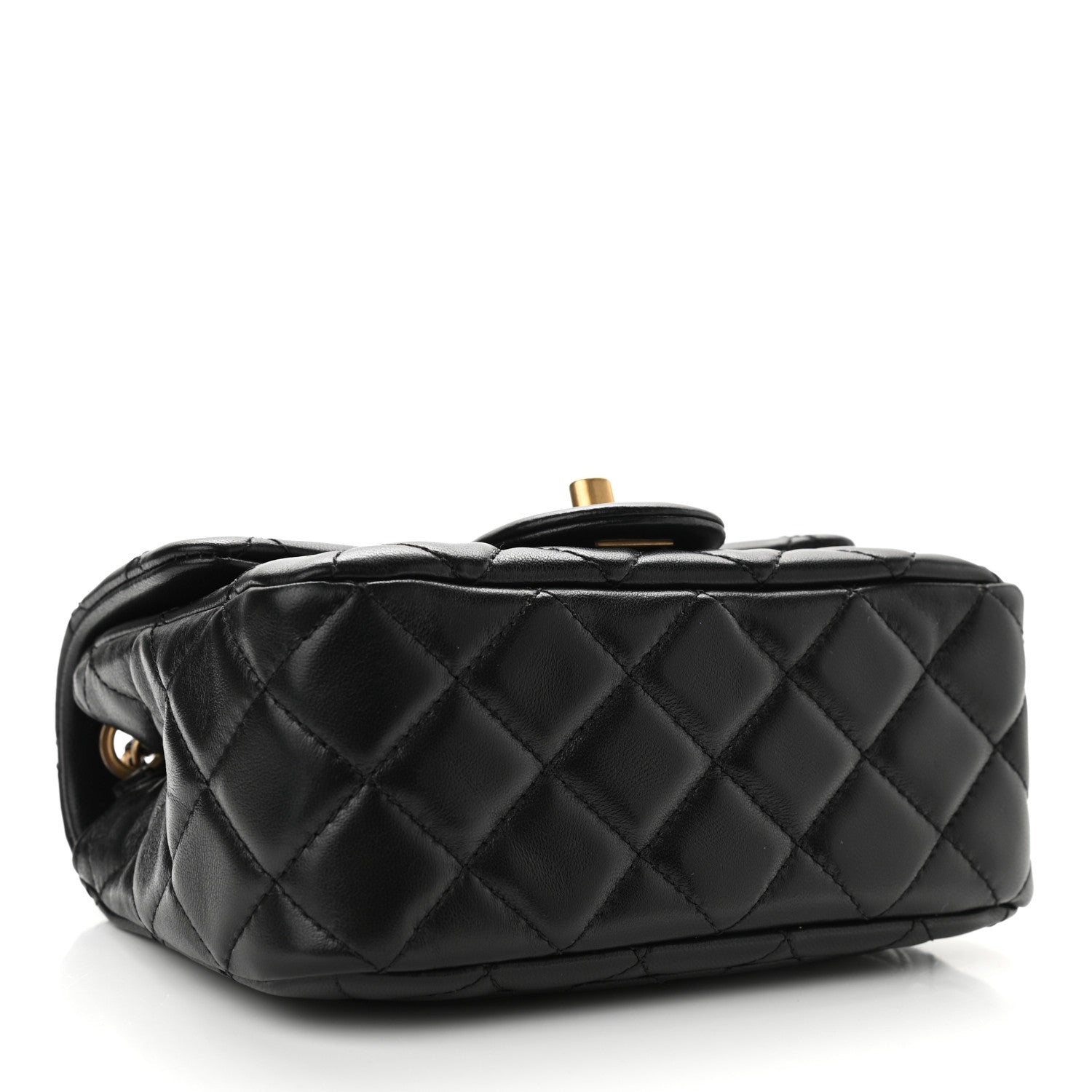Chanel Lambskin Quilted Mini Pearl Crush Flap Black 4 of 11